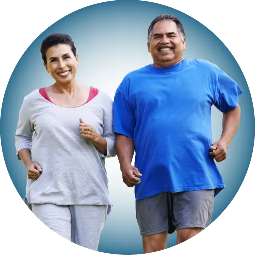Medical Weight Loss Program 11 woman and man running
